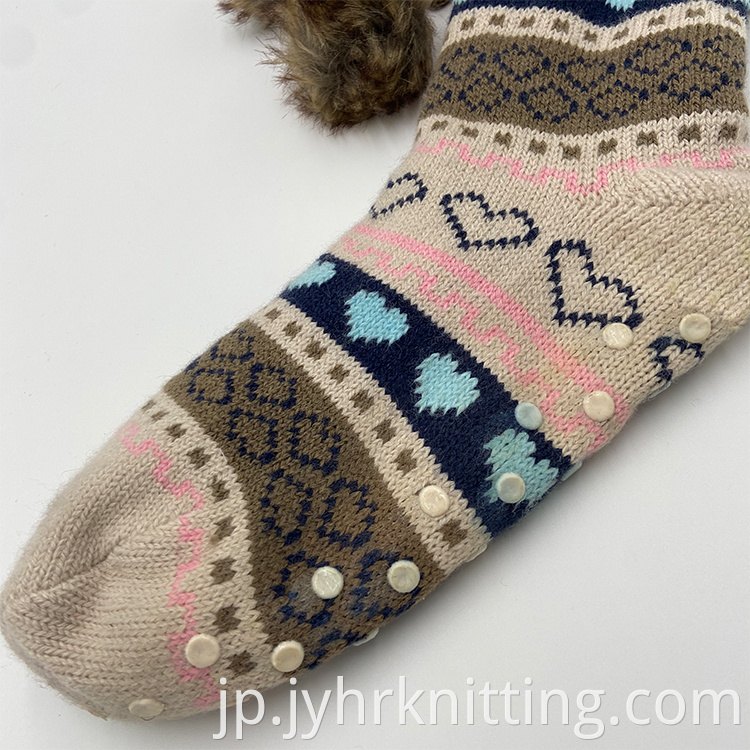 Sherpa Lined Slipper Socks